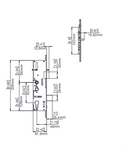 Interlock - Assa Abloy Multipoint locks with 2 Tongue Lock, 45mm Backset for 96” Doors