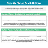 Endura Astragal Outswing Security Flange