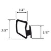 Thermoseal T Insert Seal For Panic Saddle Thresholds For Hinged Doors