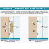 TRILENNIUM 10/0 INACTIVE 3020 PASSIVE DOOR LOCK - VICTORIAN BRONZE