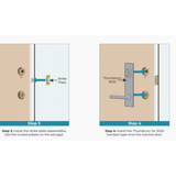 TRILENNIUM 10/0 INACTIVE 3020 PASSIVE DOOR LOCK - VICTORIAN BRONZE