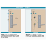 TRILENNIUM 8/0 INACTIVE 3020 PASSIVE DOOR LOCK - VICTORIAN BRONZE