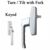 Hoppe London Tilt Turn, Keyed, Fork Style