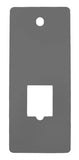 Lockey T-Cover, Cover Plate for 2000 and 3000 Series Locks, Black & Gray