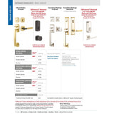Emtek EMP4717 Transitional Heritage Monolithic Single Cylinder Entrance Handleset - Brass Tubular - EMPowered Upgrade