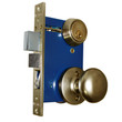 Marks USA 22AC - Ornamental Iron Storm Door Mortise Lock, Double Cylinder, Round Knob