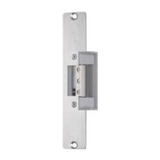 Adjustable Electric Strike Fail Secure, Faceplate 7-15/16 x 1-7/16, Black 8-16V AC/DC