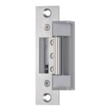 Adjustable Electric Strike Fail Secure, Faceplate 4-7/8 x 1-1/4, Black 8-16V AC/DC