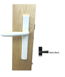 HOPPE Multipoint Lock Handleset - M151/216 VERONA CONTEMPORARY INACTIVE - Matte Black , 2039742