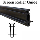 Marvin New Style V2932 Screen roller guide, Black, Choose Length