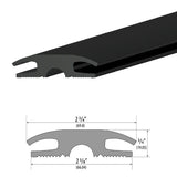 Cal-Royal VT38 3/4" H x 2-3/4" W Vinyl Threshold