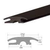 Cal-Royal VT49 Vinyl Carpet/Tile Divider Threshold