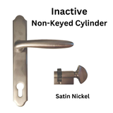 Hoppe Inactive Verona Handle Set M151/374N/C, Satin Nickel - 2714285