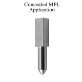 Replacement Shootbolt Tip, Square Shape, 1/4-20 Thread For Concealed Mpl - 2"