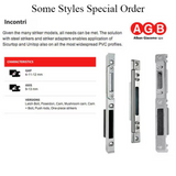 Agb Mortise Mount Lock Strike Plate W/ Dust Box
