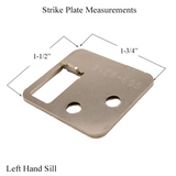 Strike Plate Keepers For Shoot Bolts Lh Sill / Rh Head