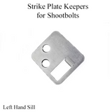 Strike Plate Keepers For Shoot Bolts Lh Sill / Rh Head