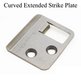 Shootbolt strike plate / keepers Extended Curved lip, single door shoot bolts LH Sill / RH Head