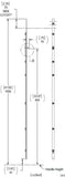 Hoppe HLS9000 Top Extension - 16 mm wide,tongue 840 mm
