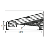 5-5/8" Endura Double Screen Rail Door Sill – Z-Series Adjustable Cap,Choose Sill length,width & Finish