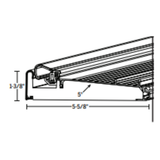 5-5/8" Endura Double Screen Rail Door Sill – Z-Series Articulating Cap,Choose Sill length,width & Finish