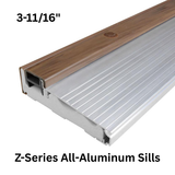 3-11/16" Endura Adjustable & Articulating Door Sill – Z-Series All-Aluminum Threshold