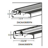 3-11/16" Endura Adjustable & Articulating Door Sill – Z-Series All-Aluminum Threshold