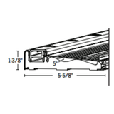 5-5/8" Endura Z-Adjustable Cap Sill with Double Screen Rail, Choose Sill Width, Length &  Finish