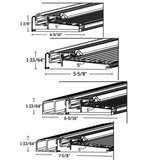 Endura Z-Series RDS Sill with Bumper Outswing Cap, Choose Sill length,width & Finish