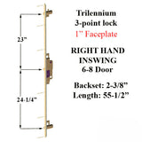 3000 Trilennium Multipoint Lock 6-8 Door Right Hand Inswing