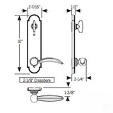 TRILENNIUM PINNACLE ACTIVE KEYED HANDLESET