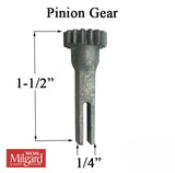 Pinion Gear Actuator for Push/Pull Handle