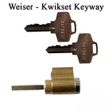 KEY CYLINDER, TRILENNIUM 5 PIN WEISER / KWIKET KEYWAY 1-3/4" DOOR