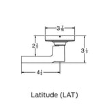 Schlage Commercial ALX50B LAT (Latitude) SFIC Small Format Interchangeable Core Entrance/Office Lever Lock