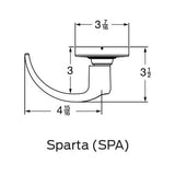 Schlage Commercial PC10 SPA (Sparta) Passage Lever
