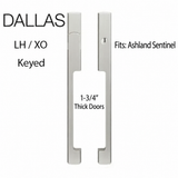 Dallas Keyed Sliding Door Handle For Ashland Sentinel, Left Handed 1-3/4" Doors