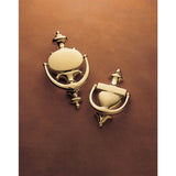 Baldwin Colonial Style Solid Brass Door Knocker with Viewer