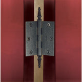 Baldwin 3-1/2" Wide Plain Bearing Square Corner Mortise Door Hinge from the Estate Collection - Single Hinge