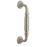 Baldwin 8 Inch Center to Center Richmond Style Door Pull with Rosettes