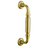 Baldwin 8 Inch Center to Center Richmond Style Door Pull with Rosettes