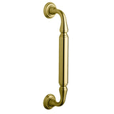 Baldwin 10 Inch Center to Center Richmond Style Door Pull with Rosettes