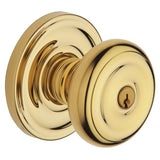 Baldwin Colonial Style Keyed Entry Door Knob Set with Classic Rosette the Emergency Exit Function