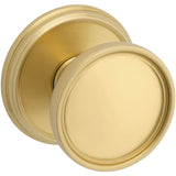Baldwin Coined and Knurled K012 Privacy Door Knob Set with 5078 Trim from the Estate Collection