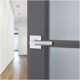 Baldwin L030 Gramercy Knurled Left Handed Single Door Lever without Rosette from the Estate Collection
