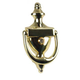 Baldwin Colonial Style Solid Brass Door Knocker with Viewer