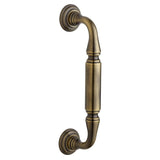 Baldwin 8 Inch Center to Center Richmond Style Door Pull with Rosettes