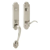 Baldwin 6402150bfd Bald Evolved Boulder X 5024 Knob X F-D, Satin Nickel