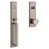Baldwin 85311150BENTR Single Cylinder Hollywood Hills Full Escutcheon Evolved Bluetooth Handleset Complete with Interior Knob Satin Nickel Finish