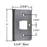 TRILENNIUM 3 STRIKES & SCREWS, 2-1/4" DOOR KIT