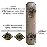 CARTRIDGE REPLACEMENT KIT, SPRING LOADED, LH, GRIP HANDLESET